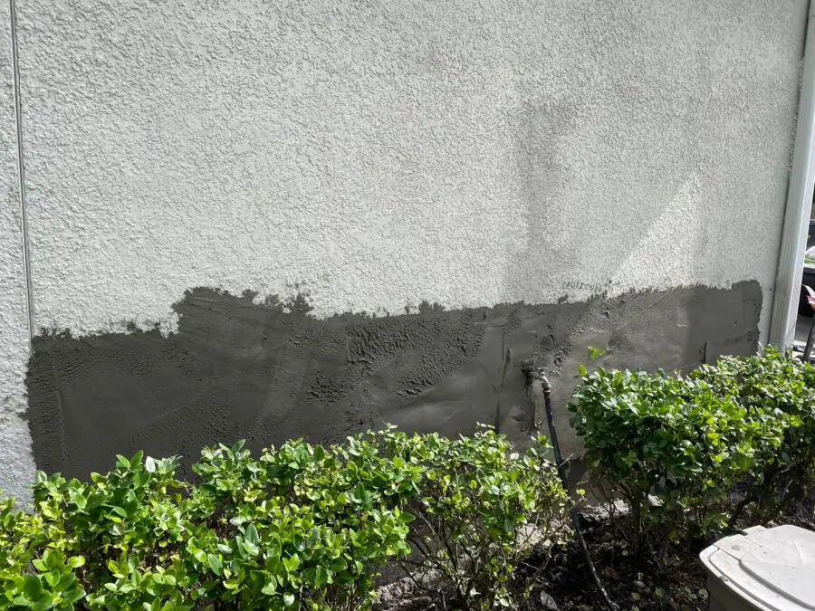 Damage on the home featured in the case study that Bright Side Fixed