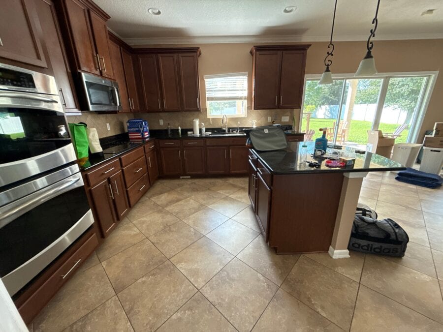 Before of the kitchen
