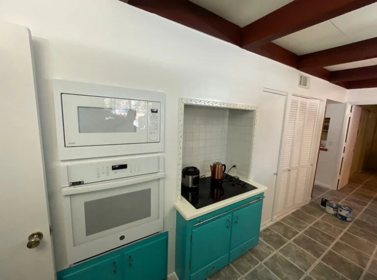 after image of interior painting and cabinet refinishing