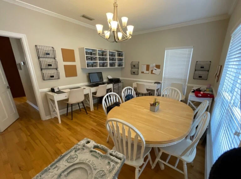image of dining room interior