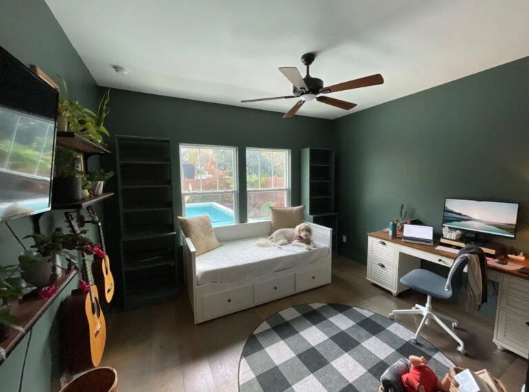 after image of interior room