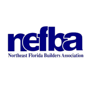 logo for northeast florida builders association