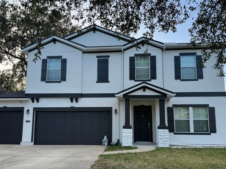 bright side painting after image of exterior painting