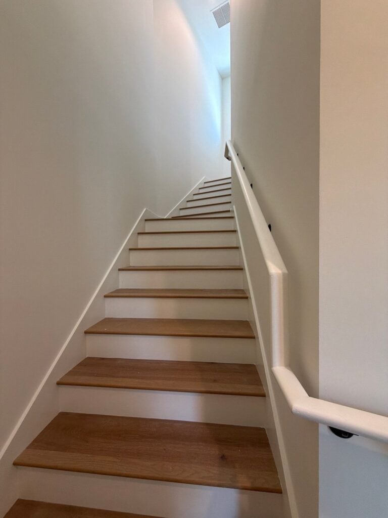 paint job on hallway in residential home